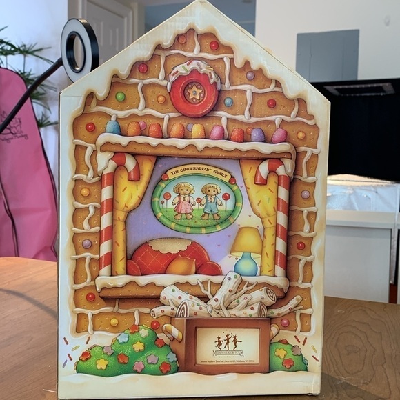 1990 NIB Vintage Deadstock Merry Andrew Cloth Plush Renee Graef Shoebox Rag Doll - Picture 7 of 11